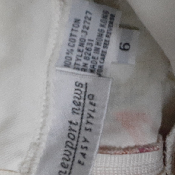 Vintage y2k Newport News thick cotton side button floral dress in 6 - Picture 9 of 9